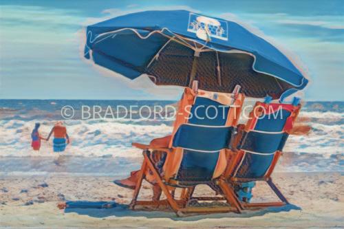 Beach Lounging